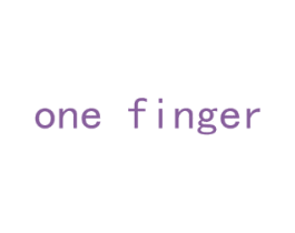 ONE FINGER