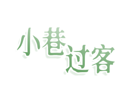 小巷过客