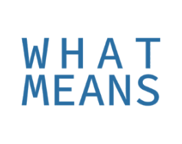 WHAT MEANS