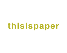 THISISPAPER 第18类皮革箱包商标转让 注册号26989684