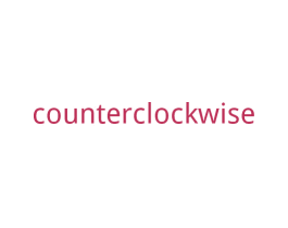 COUNTERCLOCKWISE