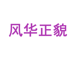 风华正貌