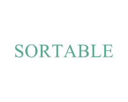SORTABLE 第03类化妆品商标转让 注册号57996891