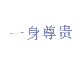 一身尊贵 第10类医疗器械商标转让 注册号30933548