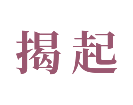 揭起