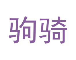 驹骑 第25类服装鞋帽商标转让 注册号63874884