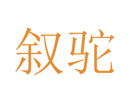 叙驼 第18类皮革箱包商标转让 注册号41280713