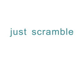 JUST SCRAMBLE