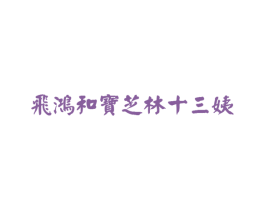 飞鸿和宝芝林十三姨