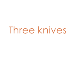 THREE KNIVES 第25类服装鞋帽商标转让 注册号40714953