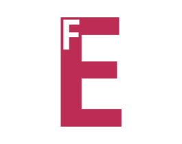 E F