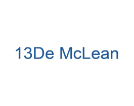 13DE MCLEAN 第25类服装鞋帽商标转让 注册号51093800