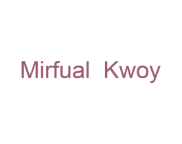MIRFUAL KWOY 第18类皮革箱包商标转让 注册号42810356