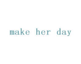 MAKE HER DAY 第25类服装鞋帽商标转让 注册号50970372