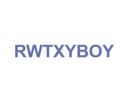 RWTXYBOY 第25类服装鞋帽商标转让 注册号50922881