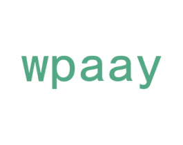 WPAAY 第25类服装鞋帽商标转让 注册号43390567