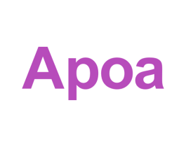 APOA 第25类服装鞋帽商标转让 注册号38368111