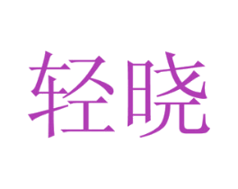 轻晓 第10类医疗器械商标转让 注册号51034833