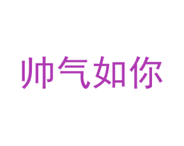 帅气如你