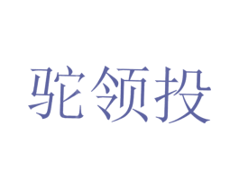 驼领投