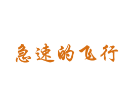 急速的飞行