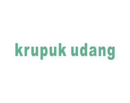 KRUPUK UDANG