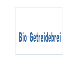 BIO-GETREIDEBREI