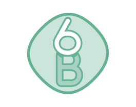 6 B
