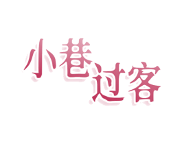 小巷过客