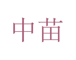 中苗