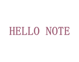 HELLO NOTE