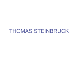 THOMAS STEINBRUCK