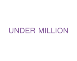 UNDER MILLION 第25类服装鞋帽商标转让 注册号24473374